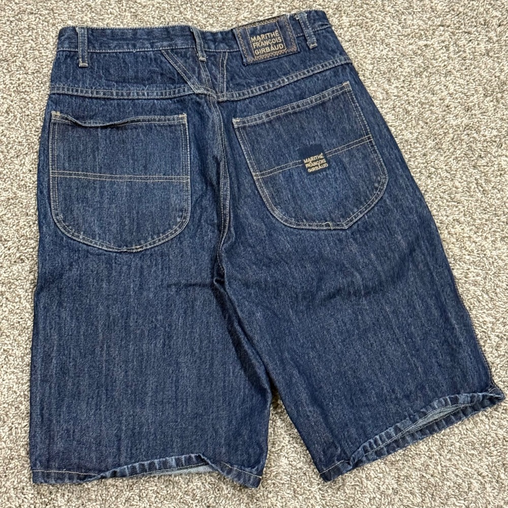 Y2K Marithe Francois Girbaud Jorts Denim Shuttle Shorts Baggy Size 30x12 90s